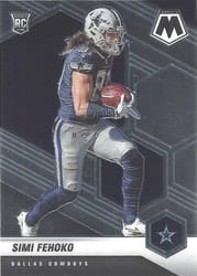 2021 Panini Mosaic Base Set Simi Fehoko #341 card