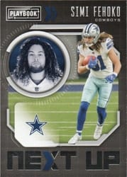 2021 Panini Playbook Next Up Simi Fehoko #NXT-SFE card