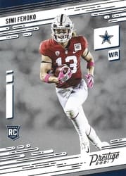 2021 Panini Prestige Base Set Simi Fehoko #286 card
