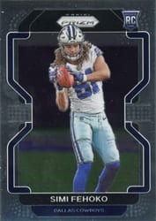 2021 Panini Prizm Base Set Simi Fehoko #371 card