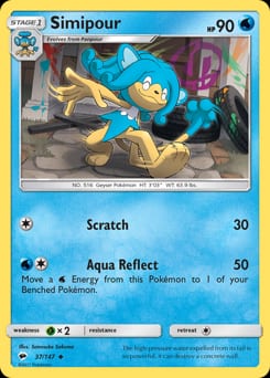 Burning Shadows Simipour #37 card