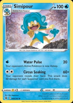 Fusion Strike Simipour #69 card