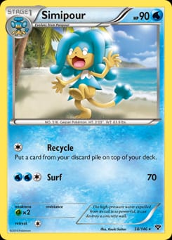 XY Simipour #38 card