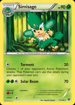 XY Simisage #11 card