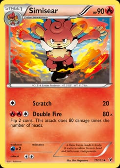Noble Victories Simisear #17 card