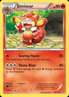 Plasma Storm Simisear #20 card