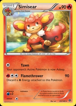 XY Simisear #23 card
