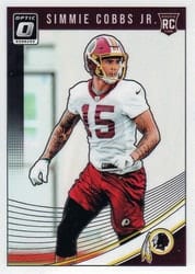 2018 Donruss Optic Base Set Simmie Cobbs Jr #126 card