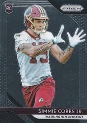 2018 Panini Prizm Base Set Simmie Cobbs Jr. #298 card