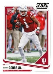 2018 Score Base Set Simmie Cobbs Jr. #390 card