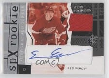 2023-24 SPx 2003-04 Retro - Rookie Autograph Jersey Simon Edvinsson #20-SE card