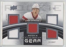 2023-24 Upper Deck Premier Premier Gear Rookies Jersey Simon Edvinsson #PGR-SE card