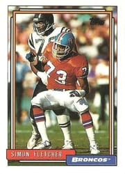 1992 Topps Base Set Simon Fletcher #69 card