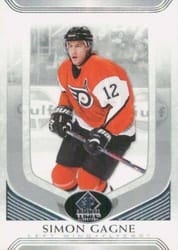 2020-21 SP Signature Edition Legends Base Set Simon Gagne #252 card