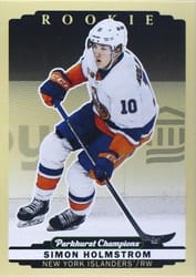 2022-23 Parkhurst Champions Base Set Simon Holmstrom #307 card