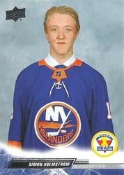 2022-23 Upper Deck Base Set Simon Holmstrom #748 card