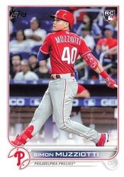 2022 Topps Update Base Set Simon Muzziotti #US19 card