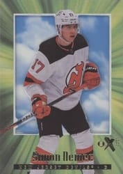 2023-24 SkyBox E-X 2000 Base Set Simon Nemec #102 card