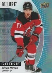 2023-24 Upper Deck Allure Base Set Simon Nemec #123 card