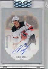 2023-24 Upper Deck Clear Cut Champs Autos Simon Nemec #C-SN card
