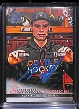 2023-24 Upper Deck The Cup Signature Renditions Simon Nemec #SR-SN card