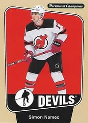 2024-25 Parkhurst Champions Base Set Simon Nemec #57 card