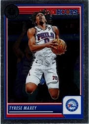 2023-24 Hoops Premium Stock Base Premium Box Simone Fontecchio #144 card