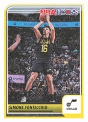 2023-24 Hoops Winter Base Set Simone Fontecchio #144 card