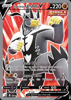 Battle Styles Single Strike Urshifu V #150 card