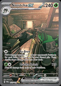 2024 Twilight Masquerade Sinistcha ex #210 card