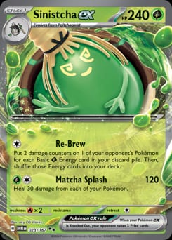 Twilight Masquerade Sinistcha ex #23 card