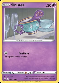 Sword & Shield Sinistea #89 card
