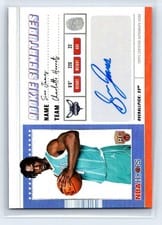 2025-26 NBA Hoops Hoops Rookie Signatures Sion James #HRS-SJ card