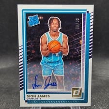 2025 Panini Donruss Sion James Red Cracked Ice Optic #20 card