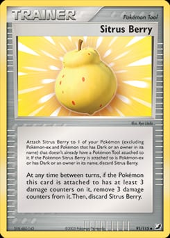 Unseen Forces Sitrus Berry #91 card
