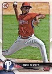 2018 Bowman Draft Base Set Sixto Sanchez #BD-75 card