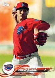 2018 Topps Pro Debut Base Set Sixto Sanchez #35 card