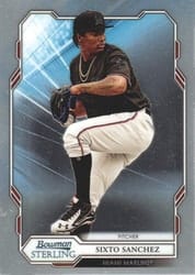 2019 Bowman Sterling Base Set Sixto Sanchez #BPR-40 card