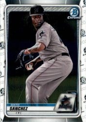 2020 Bowman Chrome Prospects Sixto Sanchez #BCP-172 card