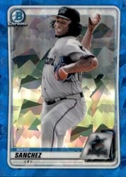 2020 Bowman Sapphire Edition Base Set Sixto Sanchez #BCP-79 card