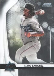 2020 Bowman Sterling Base Set Sixto Sanchez #BPR-13 card