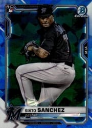2021 Bowman Chrome Sapphire Edition Base Set Sixto Sanchez #78 card