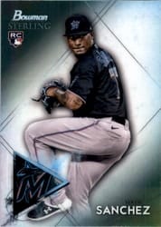 2021 Bowman Sterling Base Set Sixto Sanchez #BSR-89 card