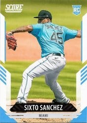 2021 Panini Chronicles Score Sixto Sanchez #15 card