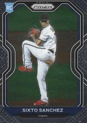 2021 Panini Prizm Base Set Sixto Sanchez #86 card