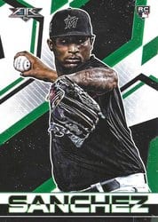 2021 Topps Fire Base Set Sixto Sanchez #16 card