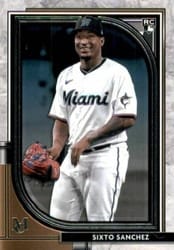 2021 Topps Museum Collection Base Set Sixto Sanchez #68 card