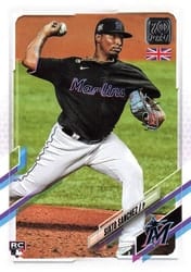 2021 Topps UK Edition Base Set Sixto Sanchez #77 card