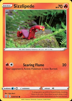 Battle Styles Sizzlipede #29 card