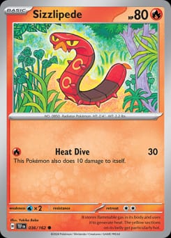 Temporal Forces Sizzlipede #36 card